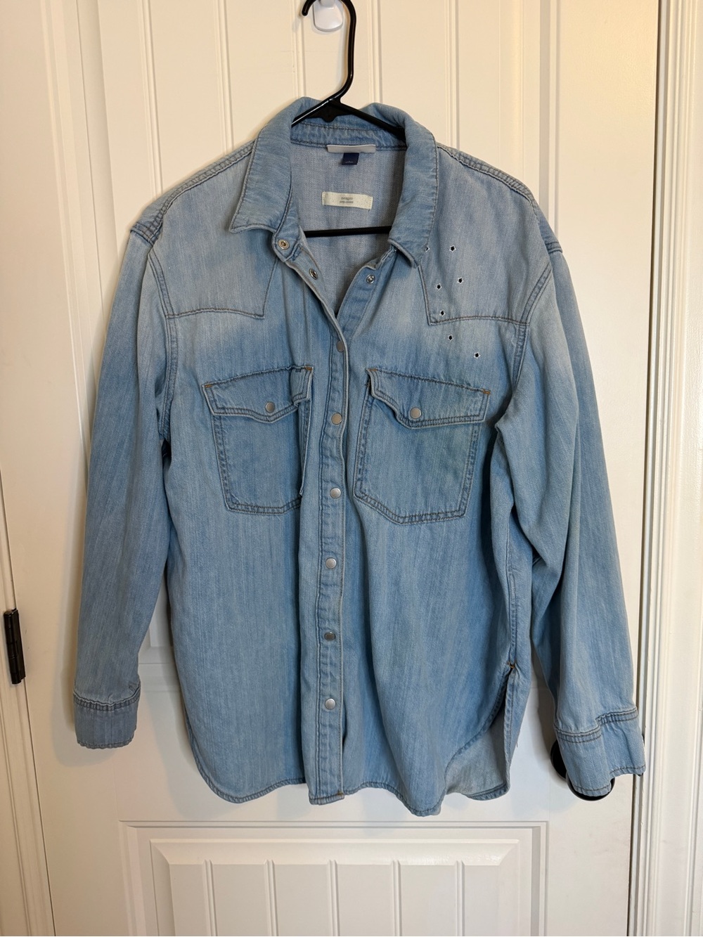 Universal Thread Denim Shirt Jacket - Casual Western Workshirt
